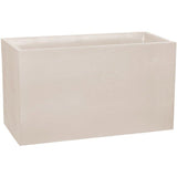 Jardiniere Muret - EDA - Volcania - 116 L - Intérieur/Extérieur - Décor Pierre - 99,5 x 39,5 x H 60 cm - Beige Calcaire