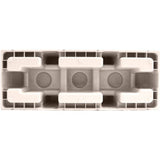 Jardiniere Muret Loft L - EDA - Volcania - 46 L - Intérieur/Extérieur - Décor Pierre - 78,5 x 29,5 x H. 60 cm - Beige Calcaire