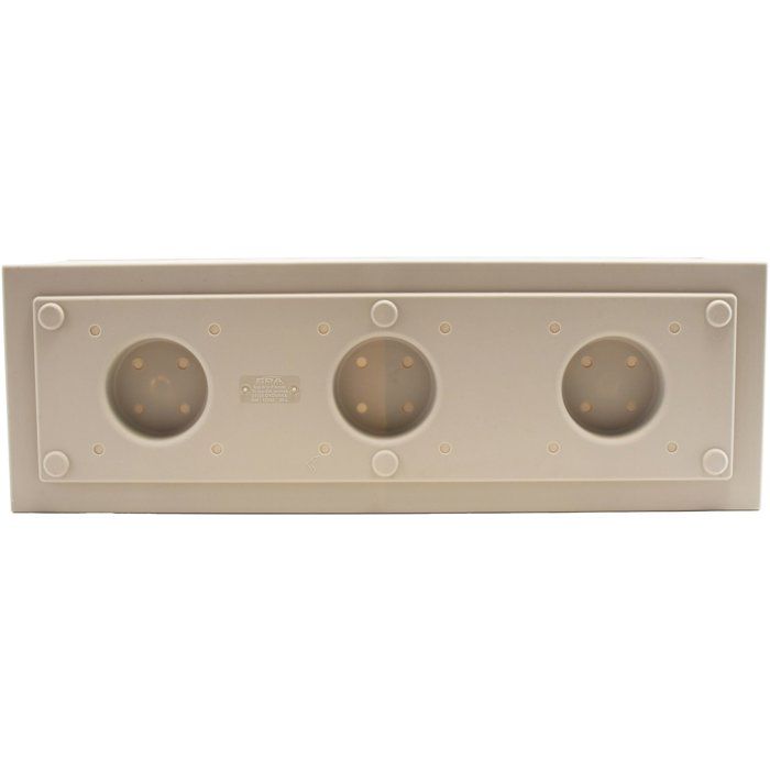 Balconniere - EDA - Volcania Up - 25 L - Intérieur/Extérieur - Décor Pierre - 59 x 19,5 x H. 22,8 cm - Beige Calcaire