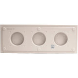 Jardiniere - EDA - Volcania Up - 57 L - Intérieur/Extérieur - Décor Pierre - 79,5 x 29,5 x H. 29,5 cm - Beige Calcaire