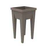 Espace Potager Veg&Table URBAN Taupe - L38,5 x P38,5 x H68 cm - 4 bouchons d'Èvacuation - EDA