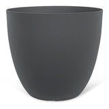 Pot de fleurs - GARDEN ID - Phoenix Anthracite - 38 x 34 cm - 100% Recyclé et Recyclable - Résistant au Gel et UV - Pour Extérieur