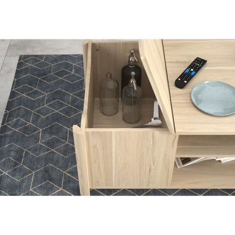 Table Basse BETTY - Chene - Rectangulaire - 110 x 42 x 60 cm