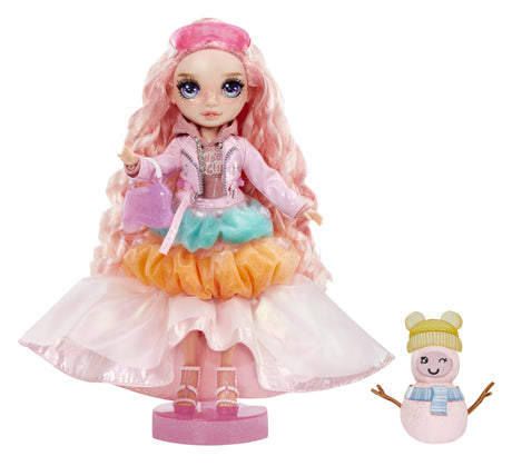 Rainbow High - Winter Wonderland - Rose - Révele ta couleur - Créer son bonhomme de neige - Dés 4ans