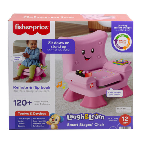 Fisher-Price - Éveil Progressif Rires et Évei l- Chaise électronique rose - Fisher-Price - JFF07