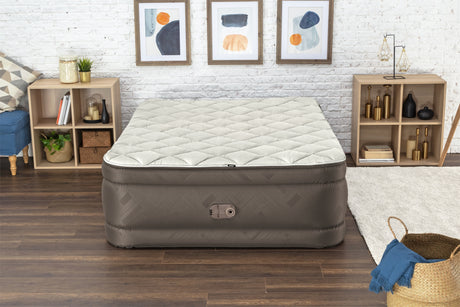 Matelas gonflable - BESTWAY - Tough Guard Fortech - 2 places - Pompe électrique - 350 kg de charge