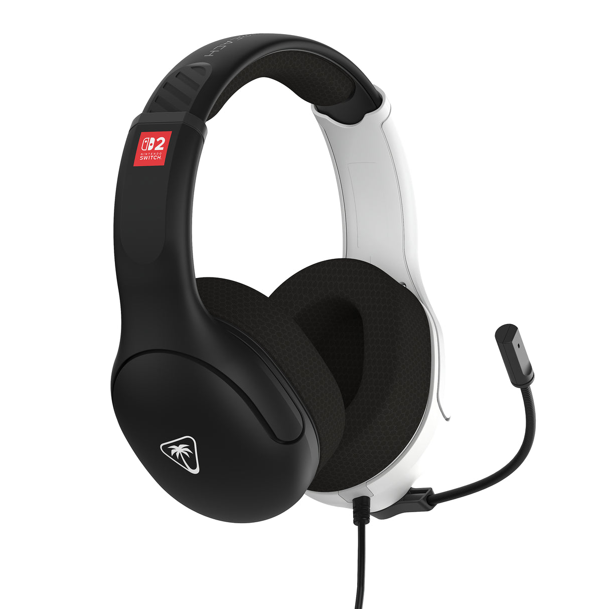 Casque gaming filaire - TURTLE BEACH - TBS-8003-05 - Airlite Fit - Sous licence officielle Nintendo pour Switch™ 2 - Noir & Blanc