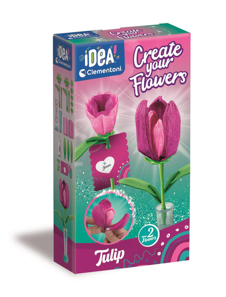 CLEMENTONI - Crée tes fleurs - Tulipe