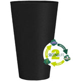 Pot de fleurs haut - GARDEN ID - Green Care Sense Haut Noir-Anthr. - 55 cm - Garanti 10 ans - 100% recyclé - Résistance UV et gel
