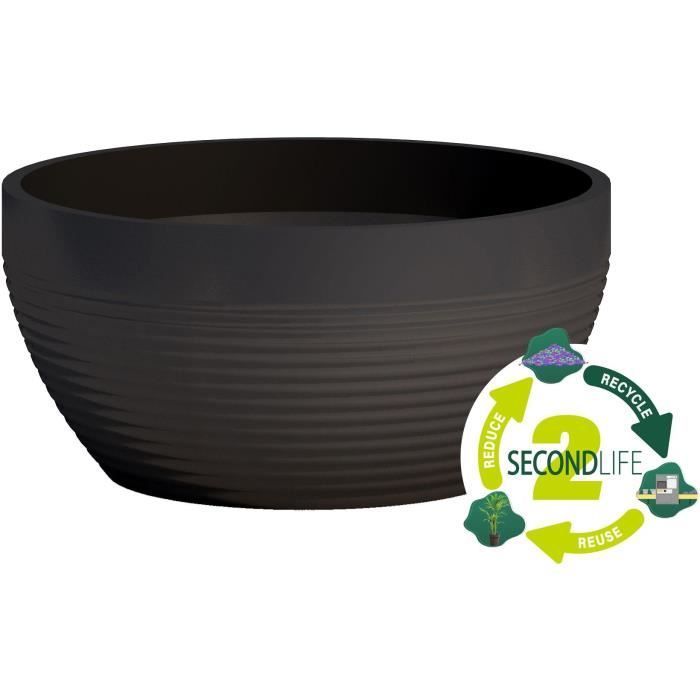 Coupe - GARDEN ID - Green Care Impact Noir-Anth - 30 x 14 cm - Garanti 10ans - 100% recyclÈ - UV/gel rÈsistant