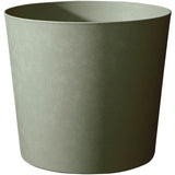 Pot de fleurs Conique Ø 50 cm - EDA - Element - 62,2 L - Systeme de drainage - Intérieur / Extérieur - Ø 49,5 x H 42 cm - Kaki
