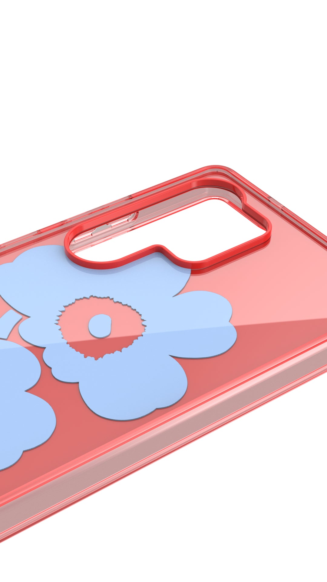 Coque pour Samsung Galaxy S25 Ultra Motif Floral Unikko Samsung Rouge