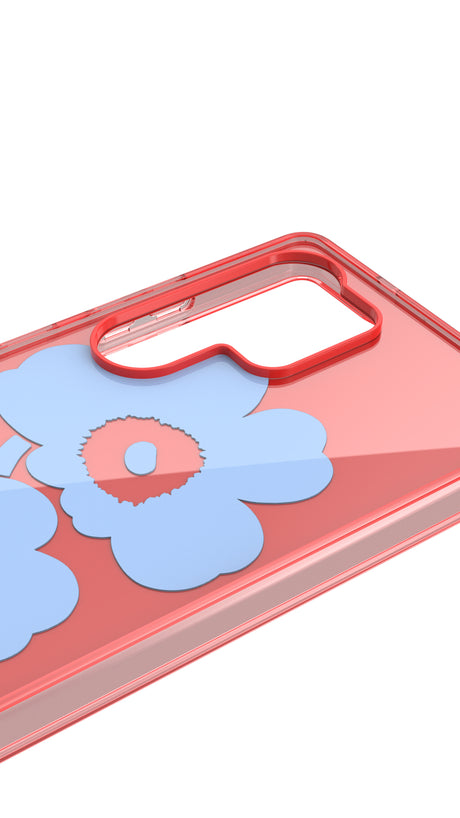Coque pour Samsung Galaxy S25 Ultra Motif Floral Unikko Samsung Rouge