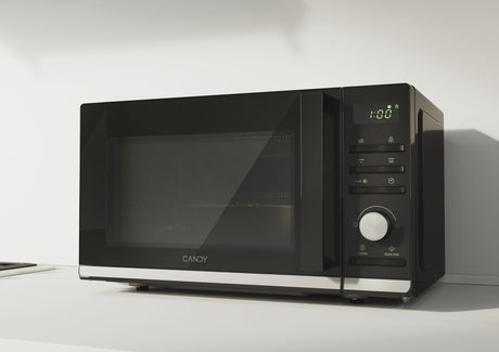 Micro-ondes Gril Candy Moderna CMGA20TNDB 700W 20L Digital Noir - Fonction Décongélation - 11 Niveaux de Puissance - 19 Menus Auto