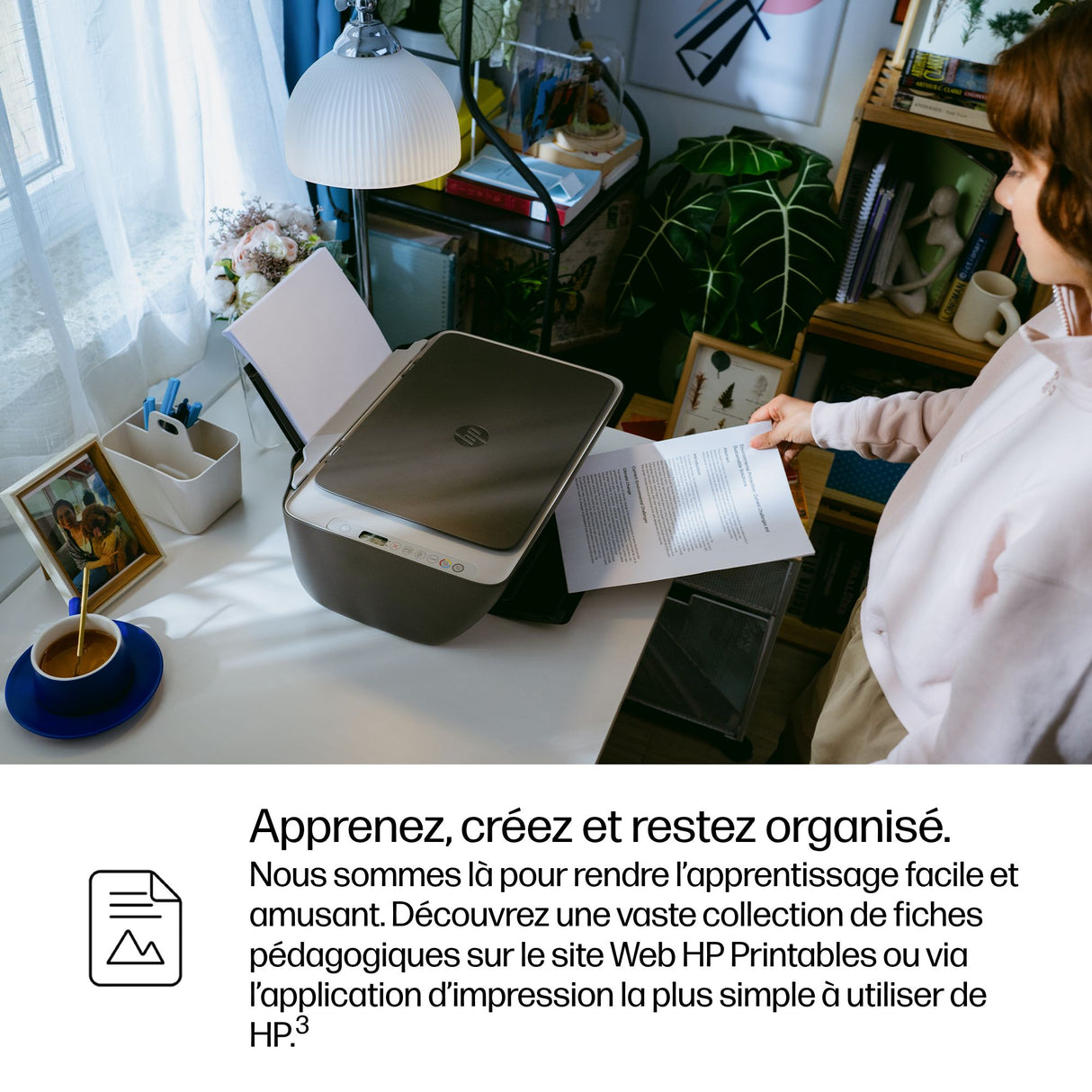 Imprimante tout-en-un HP DeskJet 2910 jet d'encre couleur - 3 mois d'Instant ink inclus avec HP+
