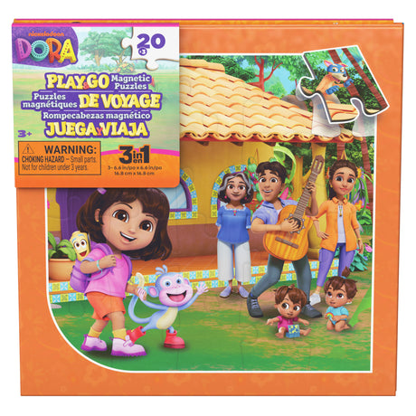 Livres de voyage - Modele aléatoire - 3 puzzles magnétiques -Pat'Patrouille ou Gabby et la Maison Magique ou Dora