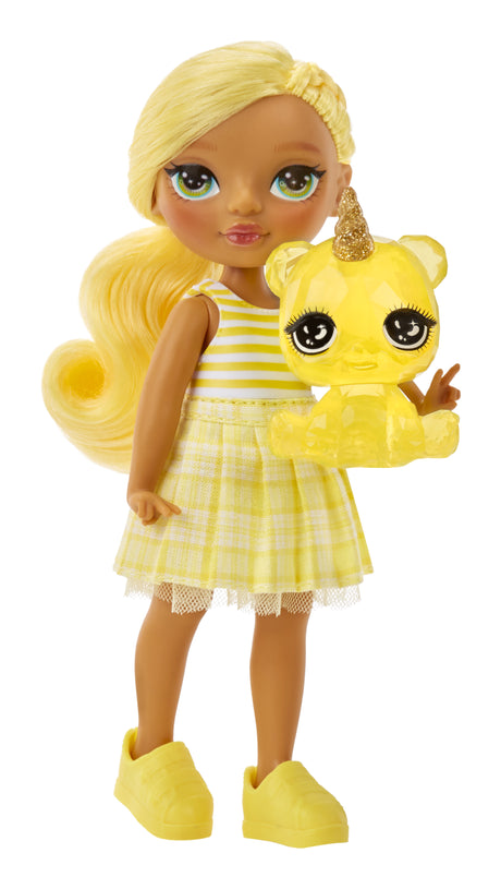 Rainbow High Littles - Poupée 15cm + animal de compagnie - Jaune - Des 4ans