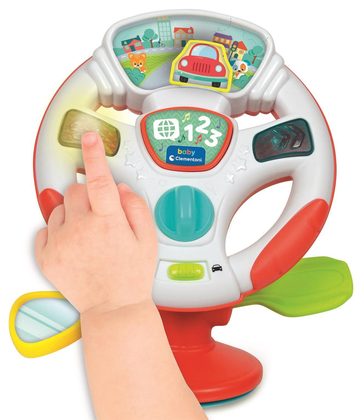 Le volant de Bébé parlant  - CLEMENTONI - Jeux d'éveil -  2 modes de jeu - Des 6 mois