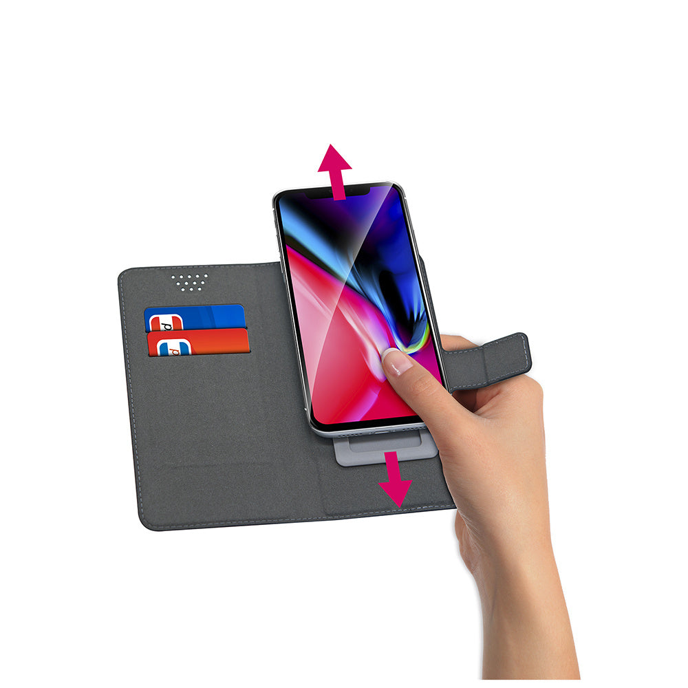 WE Etui de protection AUTOCOLLANT UNIVERSEL - M - 4.5 .2 Noir