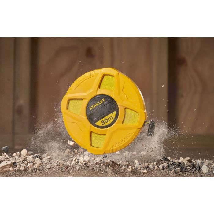 Metre ruban mesure longue - STANLEY - 0-34-297 - 30m x 12,7mm - fibre de verre