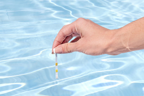 Kit de nettoyage piscine jusqu'a 3,96m - Bestway - Aquaclear - épuisette, flotteur, aspirateur, bande de test, patch de réparation