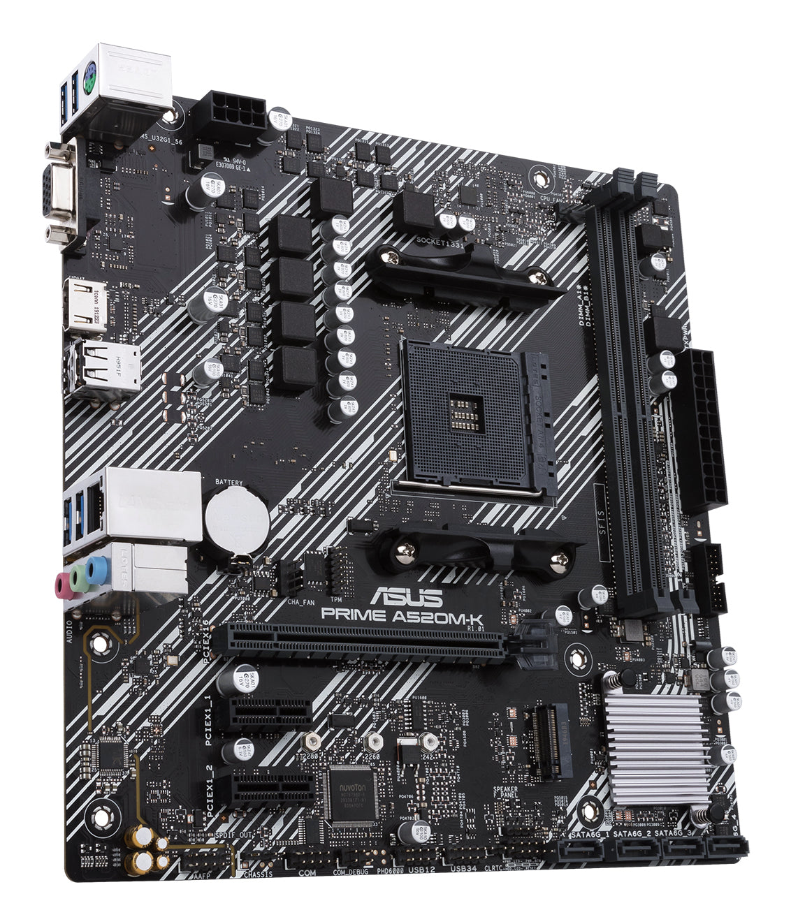 Carte Mère Asus Prime A520M-K (AM4) Micro-ATX