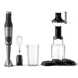 Mixeur plongeant - PHILIPS - HR2684/00 - ProMix Série 5000 - Métal/noir - 1200W - 4 accessoires
