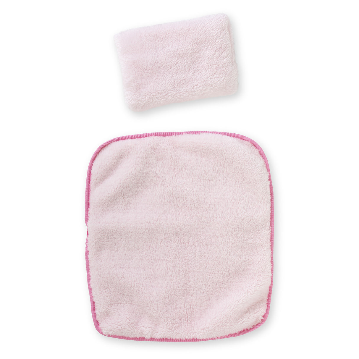 Accessoires poupons - COROLLE - Ensemble Couffin Peluche Rose - pour poupons 36 et 42 cm - des 3 ans