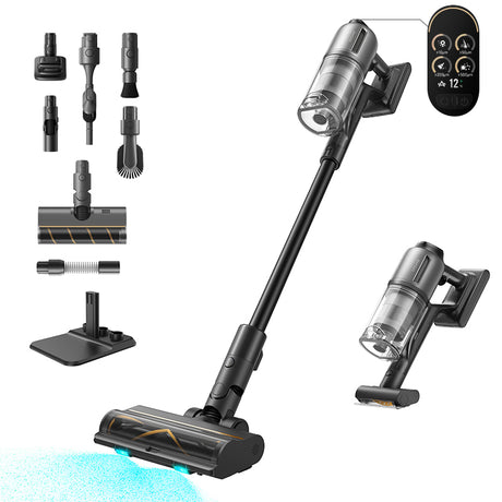 DREAME Z30 - Aspirateur Balai sans Fil - Puissance 310 AW - Autonomie 90 Min - Technologie de Détection de Poussiere