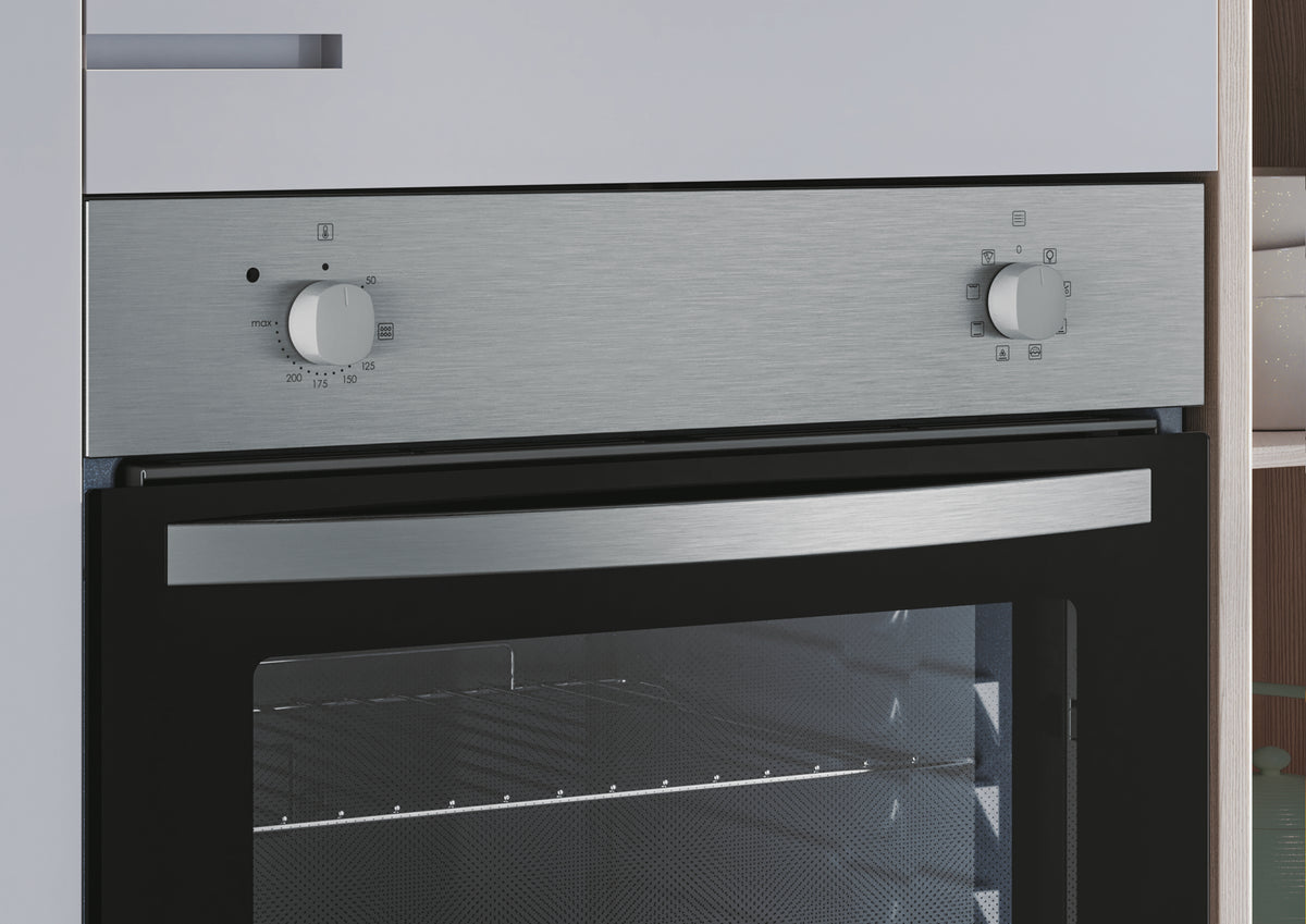 Four encastrable - Convection naturelle - CANDY FIDC X100 - 70L - Inox et noir - Classe A