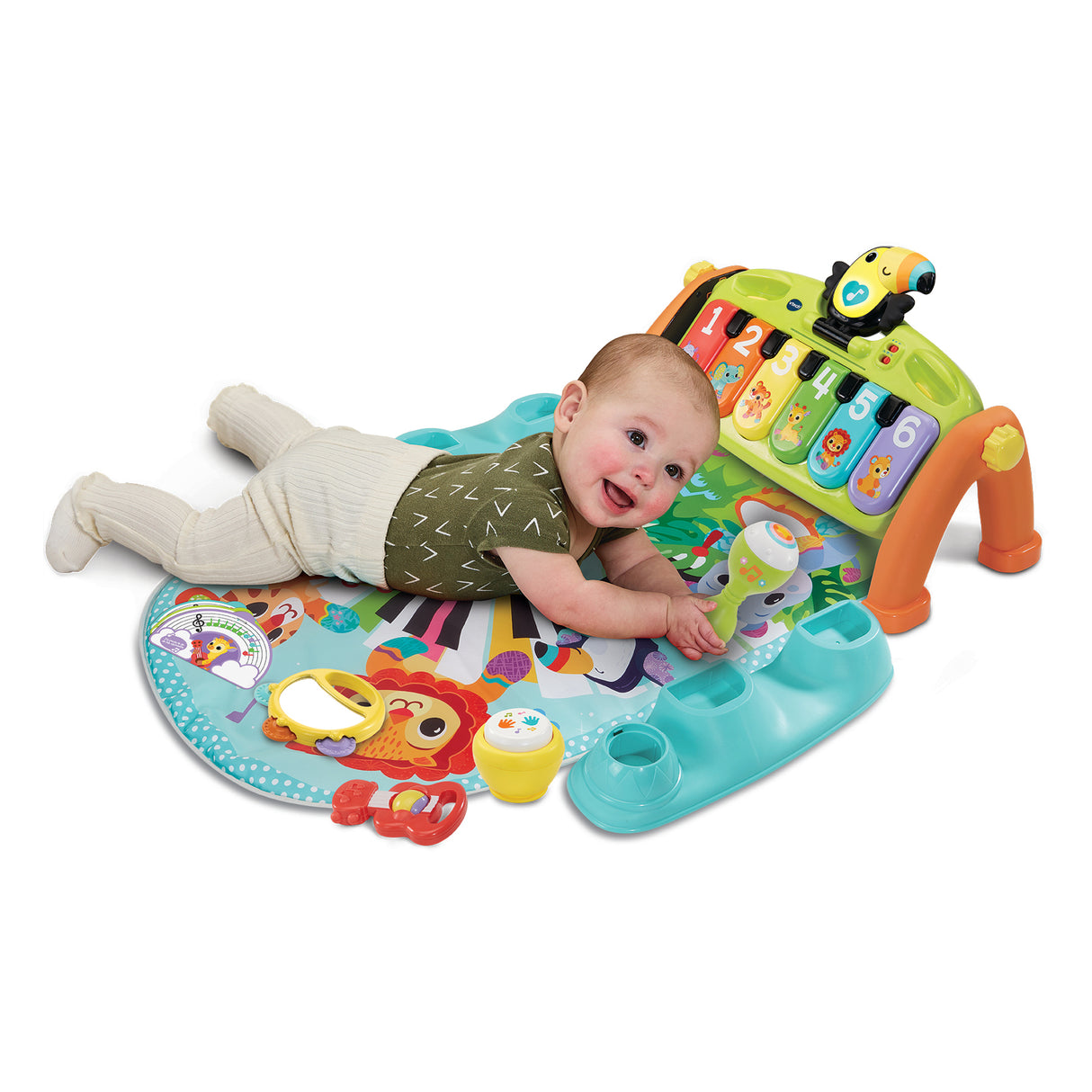 VTECH BABY - TAPIS TAP TAP PIANO ÉVOLUTIF - Multicolore