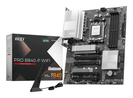 Carte mere - MSI - PRO B840-P WIFI - AM5 - DDR5 - Wi-Fi 7 - 2.5 GbE