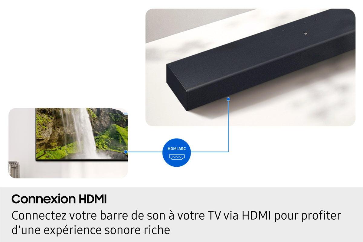 SAMSUNG HW-B410F  - Barre de son Series 2.0ch - Bluetooth - HDMI