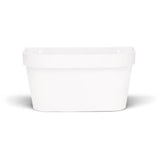 Pot mural - GARDEN ID Star - Blanc 36 x 16 cm - Réserve d'eau avec systeme de trop-plein - Recyclé et 100% recyclable