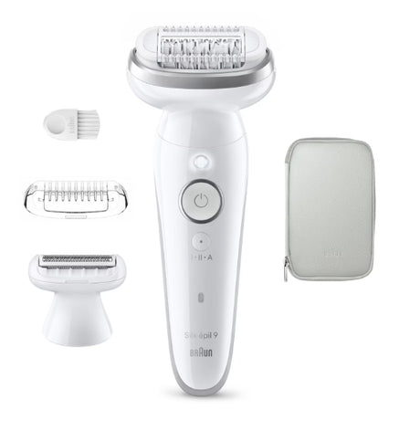 Épilateur électrique - BRAUN - SES9-030 - 2 modes - 50 min - Étanche - Blanc