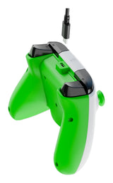 Manette de jeu - Xbox Series X|S, Xbox One et PC - Rematch Core - RGB - Filaire - Blanc / Vert - TURTLE BEACH