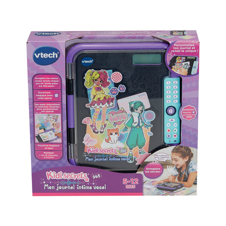 KIDISECRETS 365 - MON JOURNAL INTIME VOCAL (NOIR)