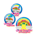 Aquabeads Méga recharge 2400 perles,  perles qui collent avec de l'eau, 31502, 24 couleurs, des 4 ans
