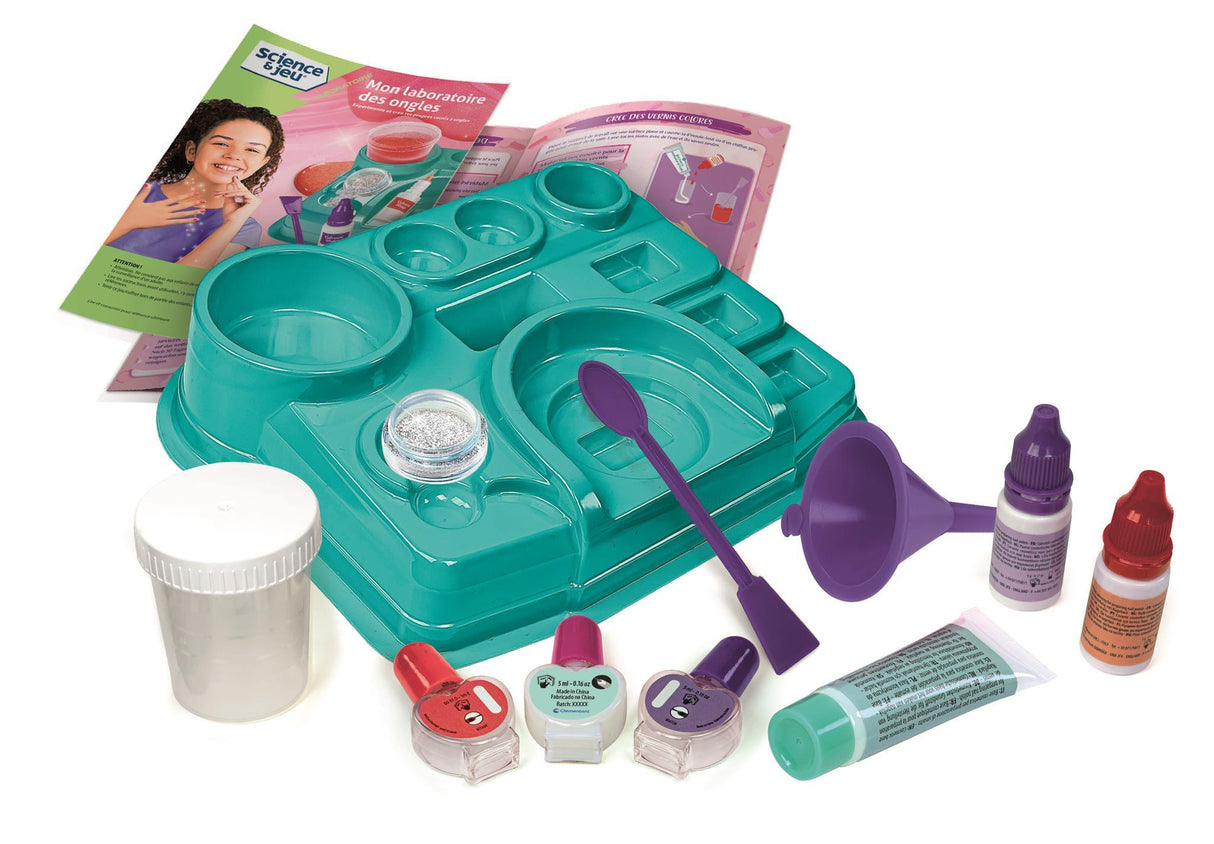 Mon laboratoire des ongles - Clementoni - Science & Jeu - Jeux Scientifiques