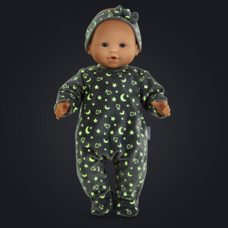 Pyjama - Corolle - Brille dans la Nuit - 36 cm - Étoiles phosphorescentes - Facile a enfiler