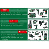 Taille-Haies sans fil télescopique Bosch - UniversalHedgePole 18 (1 Batterie 18 V 2,5 Ah, Chargeur, Longueur de lame 43 cm)
