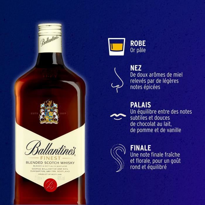 Ballantine's - Finest Whisky Ecossais - 40,0% Vol. - 300cl