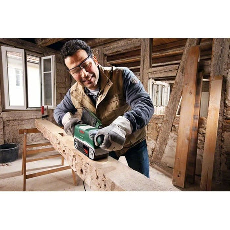 Ponceuse a bande Bosch - PBS 75 AE (Livré avec 1 bande abrasive G 80 et Coffret Standard)