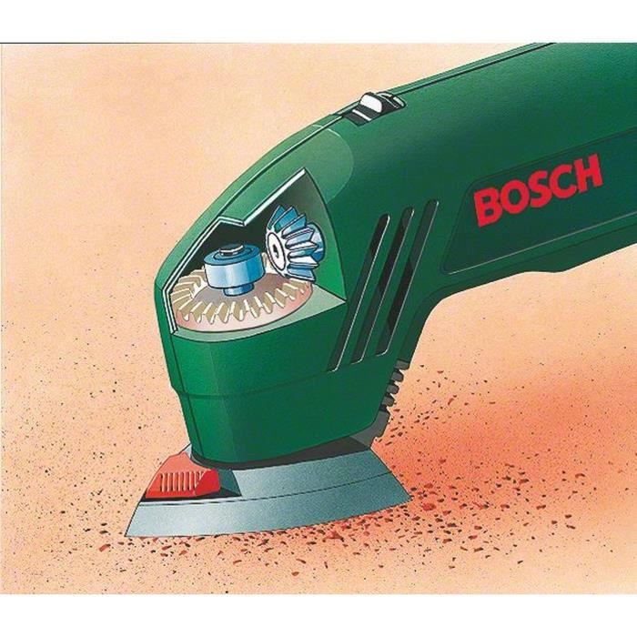 Ponceuse Delta Bosch - PDA 180 (LivrÈ avec : 3 feuilles abrasives)