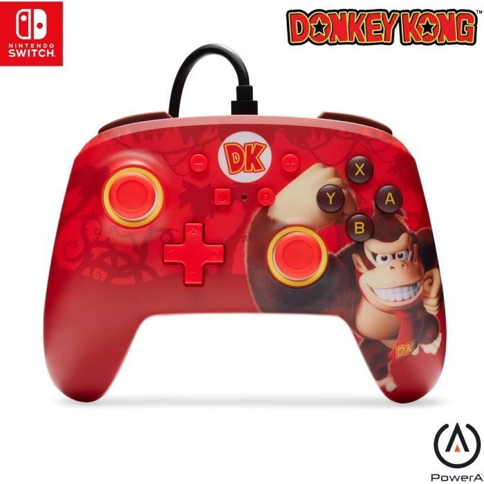 Wired Controller - POWER A - Nintendo Switch - Donkey Kong Flex