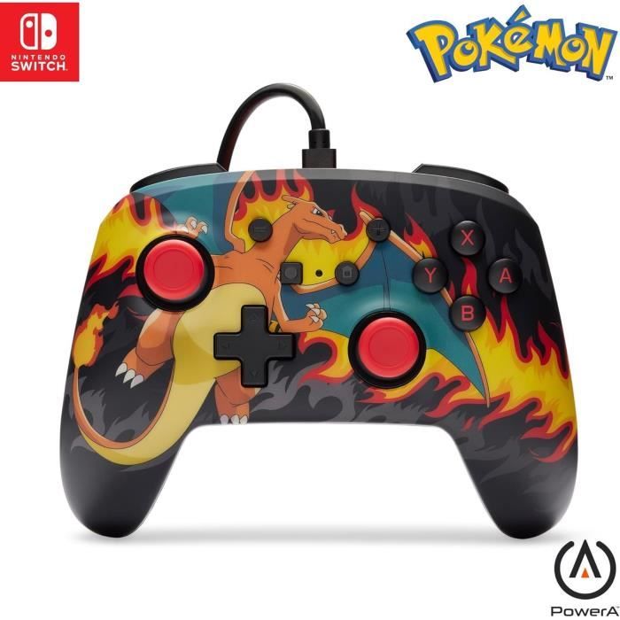 Wired Controller - POWER A - Nintendo Switch - Charizad Firestorm