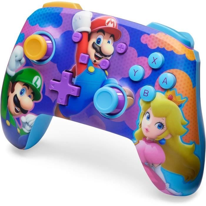 Manette sans fil - POWER A - Nintendo Switch - Super Mario Splash Heroes