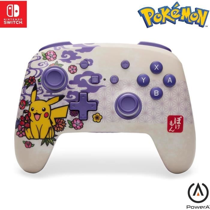 Wireless controller - POWER A - Nintendo Switch - Pikachu Blossom