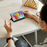 WE Etui folio CLASSIQUE SAMSUNG GALAXY A10 Noir - Avec fen e