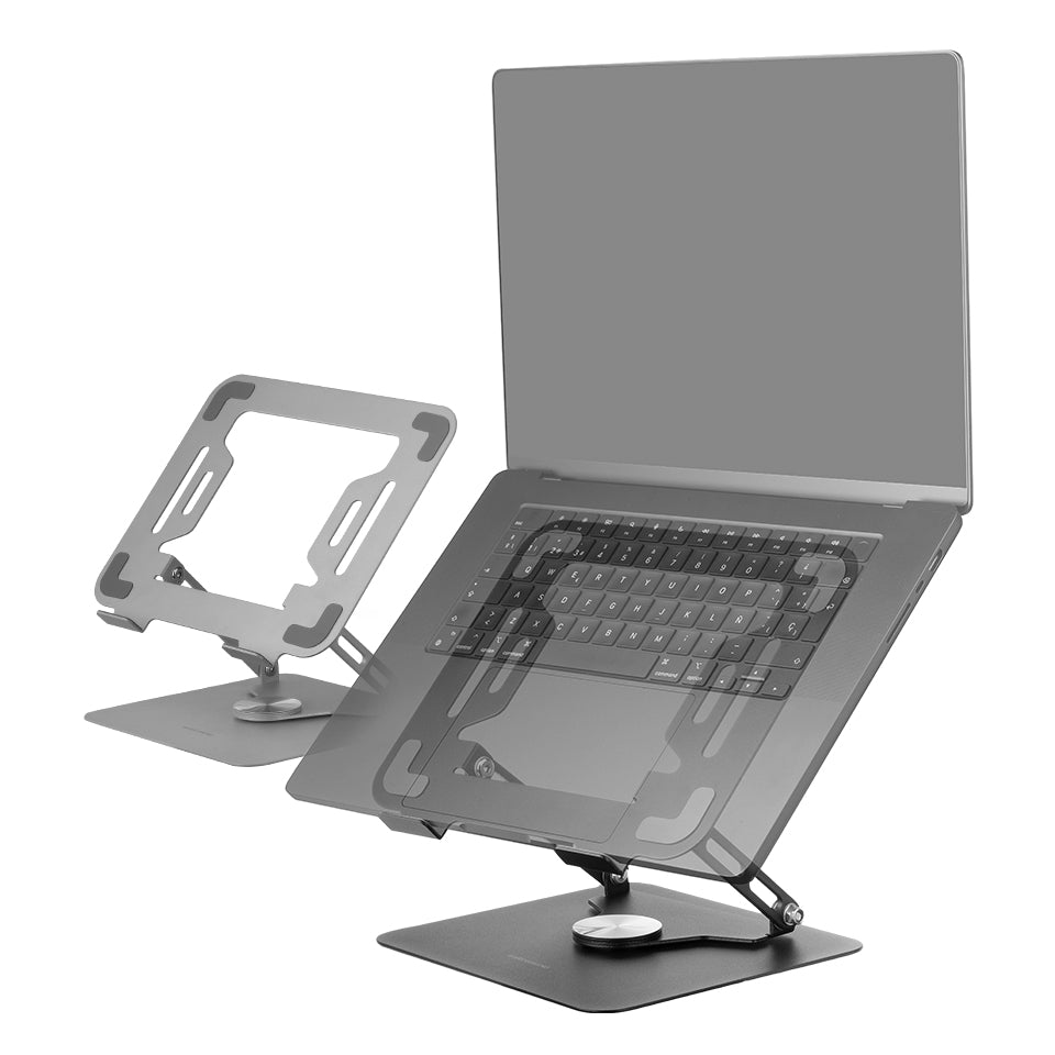 Support / réhausseur Mars Gaming MA-RSN pour ordinateur portable 17"max (Argent)